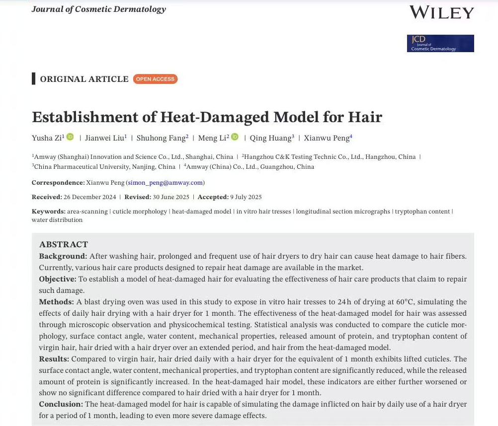 體外真發(fā),頭發(fā)熱損傷,模型研究,CIRS,功效評(píng)價(jià),技術(shù)實(shí)踐